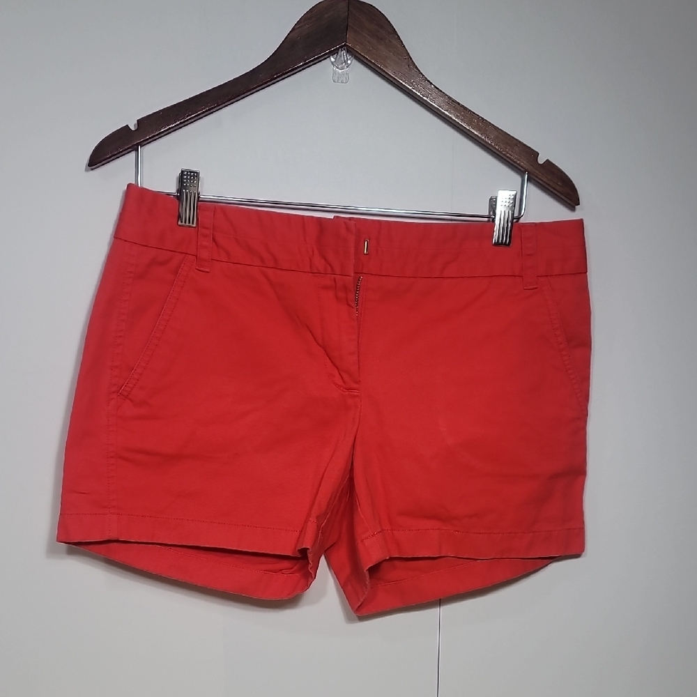 J. Crew Chino Bold Red Women's Bermuda Shorts
